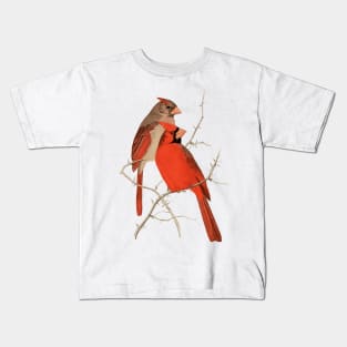 Vintage Cardinals Illustration Kids T-Shirt